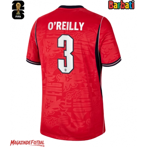 Anglia Nico O'Reilly #3 Tricou Fotbal Replică Mondial 2026 Barbati Deplasare Anglia Nico O'Reilly #3 Tricou Fotbal Replică Mondial 2026 Barbati Deplasare